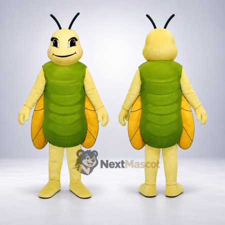 Grasshopper Mascot Costume - Green for Birthday Parties Grasshopper Mascot Costume - Green for Birthday Parties