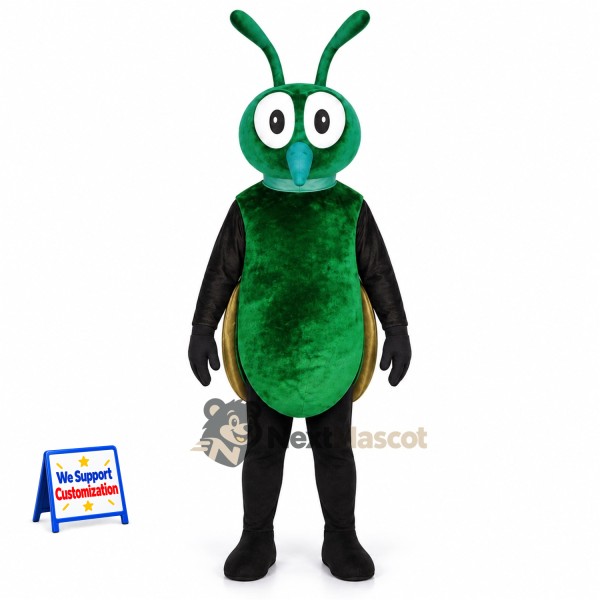Mosquito Mascot Costume - Green for Parades