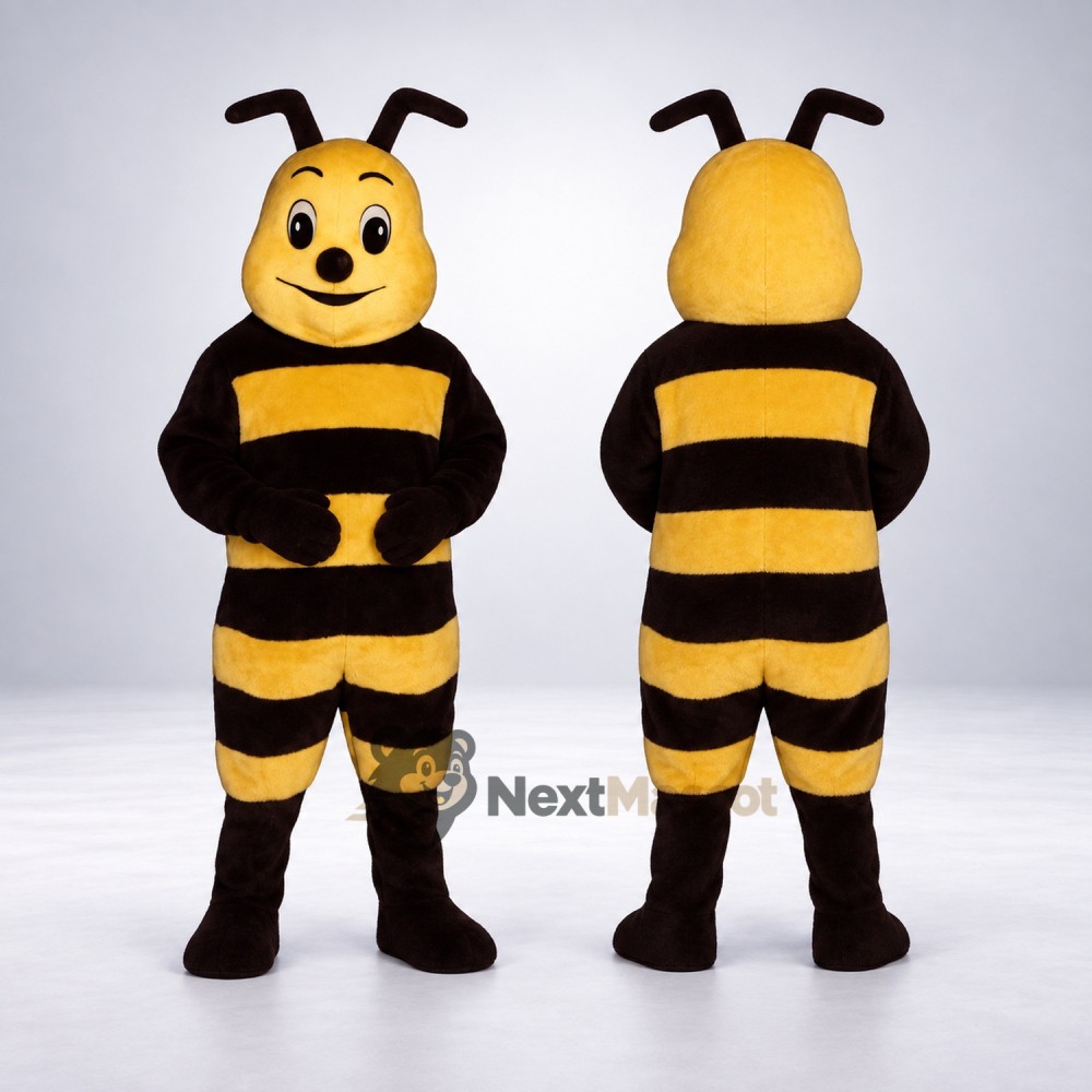 Bee Mascot Costume - Folded Arms for Spring Festivals Bee Mascot Costume - Folded Arms for Spring Festivals