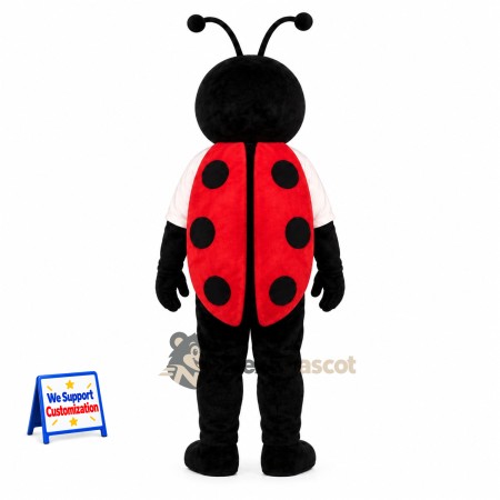Ladybug Mascot Costume - White Shirt Ladybug Mascot Costume - White Shirt