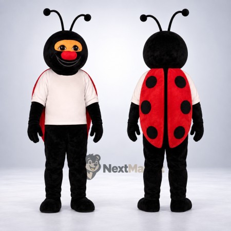 Ladybug Mascot Costume - White Shirt Ladybug Mascot Costume - White Shirt