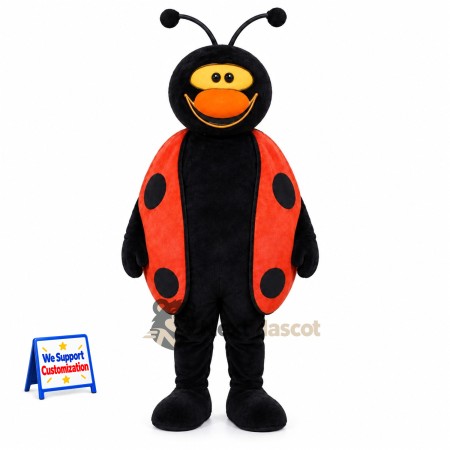 Ladybug Mascot Costume - Red for School Events