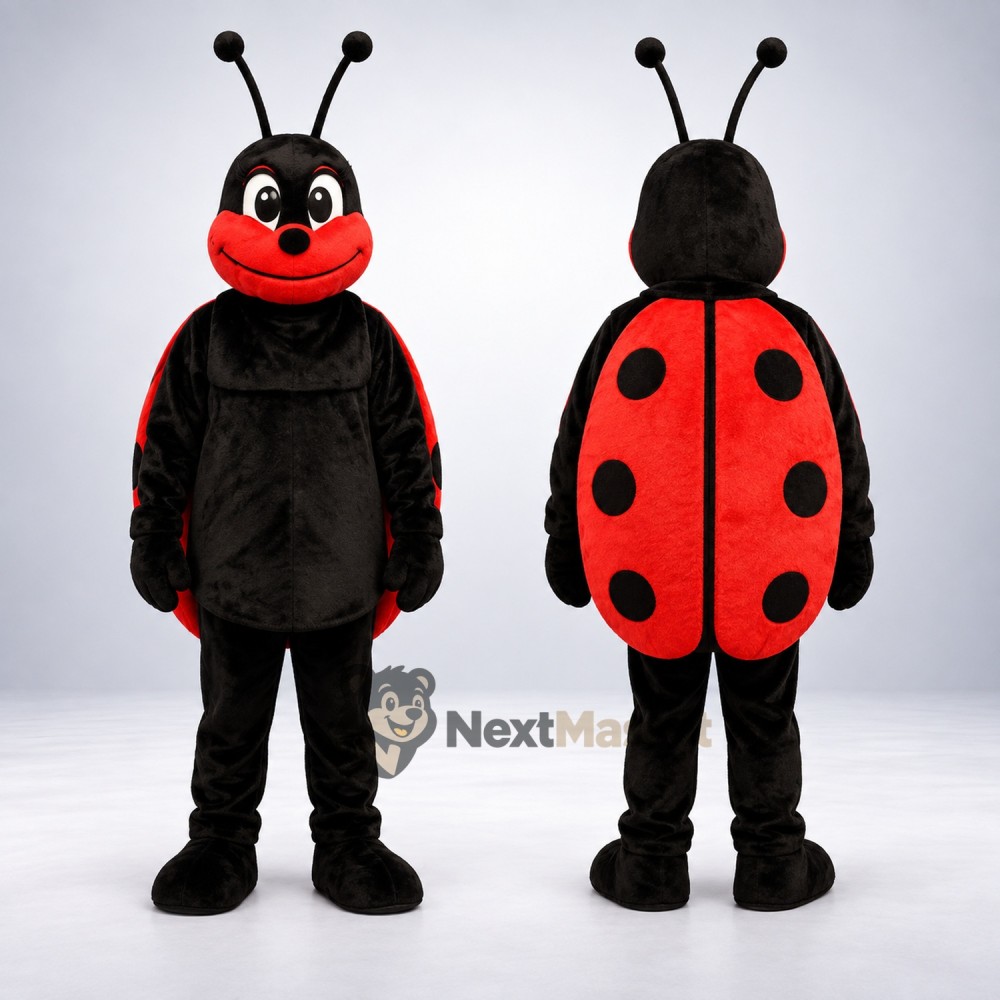 Ladybug Mascot Costume - Red for Community Events Ladybug Mascot Costume - Red for Community Events