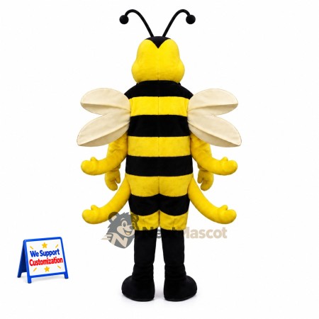 Bee Mascot Costume - Yellow, Extra Arms Bee Mascot Costume - Yellow, Extra Arms