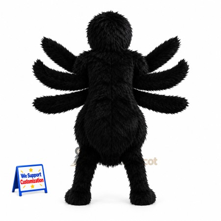 Spider Mascot Costume - Black for Parades Spider Mascot Costume - Black for Parades