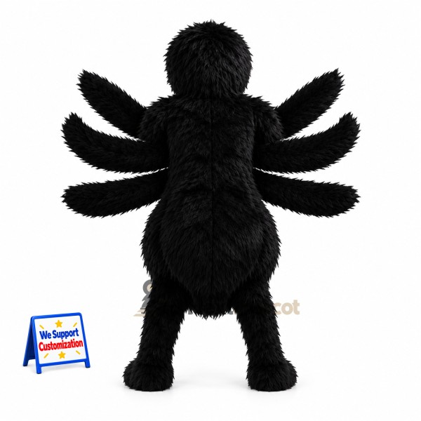 Spider Mascot Costume - Black for Parades Spider Mascot Costume - Black for Parades