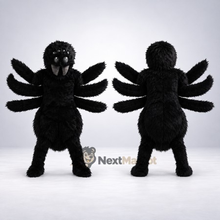 Spider Mascot Costume - Black for Parades Spider Mascot Costume - Black for Parades