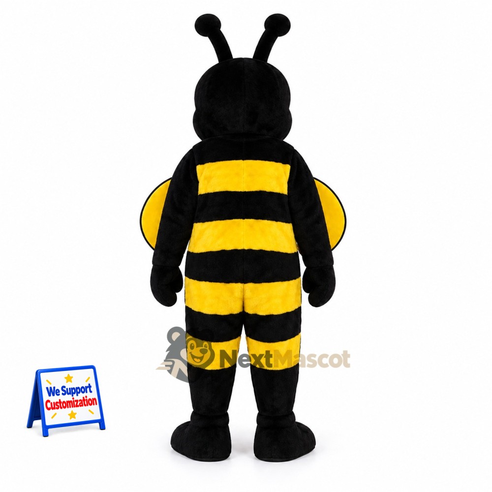Bee Mascot Costume - Yellow, Large White Eyes Bee Mascot Costume - Yellow, Large White Eyes