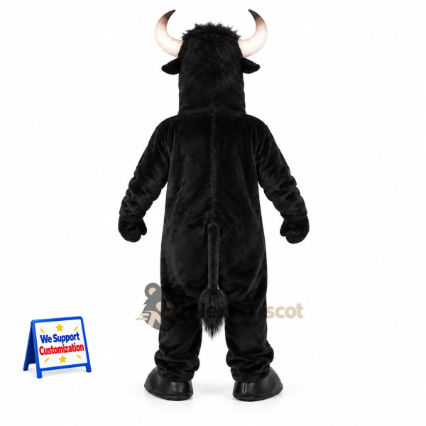 Bull Mascot Costume - Black for Festivals Bull Mascot Costume - Black for Festivals