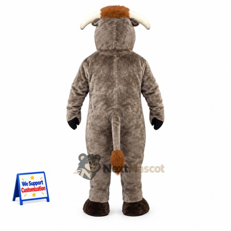 Bull Mascot Costume - Gray Bull Mascot Costume - Gray