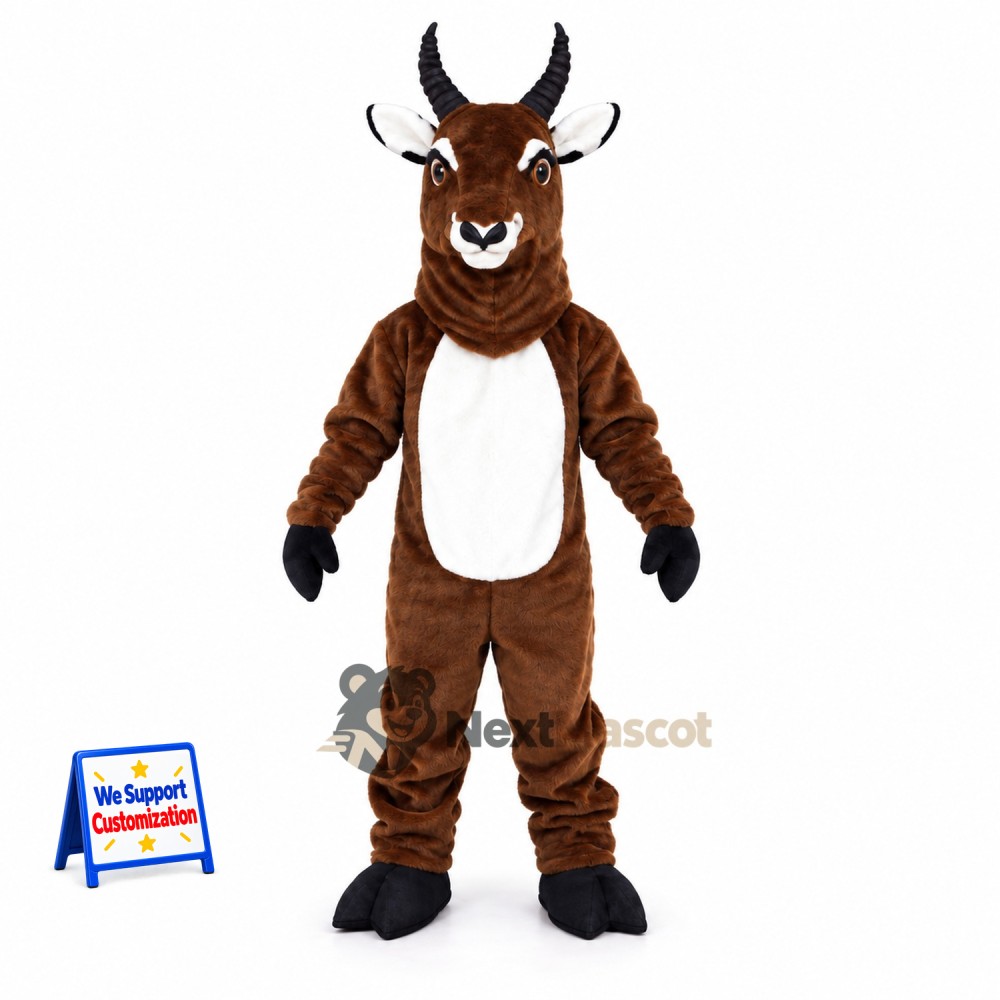 Antelope Mascot Costume - Brown Antelope Mascot Costume - Brown