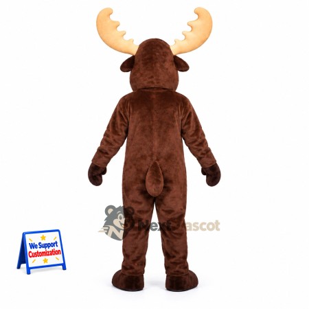 Moose Mascot Costume - Brown for Youth Events Moose Mascot Costume - Brown for Youth Events