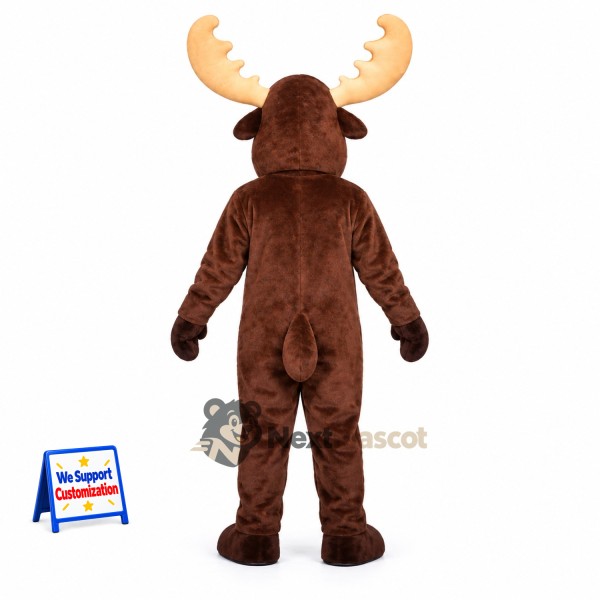 Moose Mascot Costume - Brown for Youth Events Moose Mascot Costume - Brown for Youth Events
