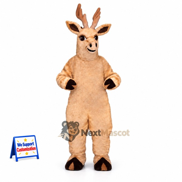 Deer Mascot Costume - Brown for Campus Events