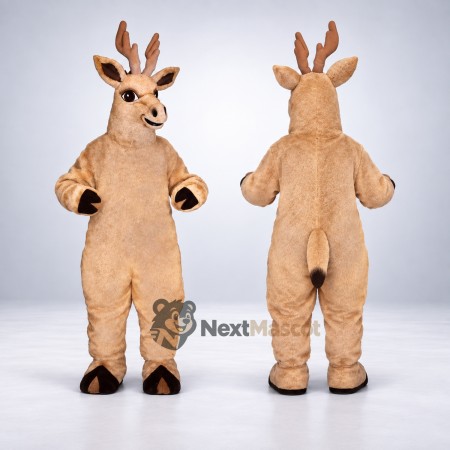 Deer Mascot Costume - Brown for Campus Events Deer Mascot Costume - Brown for Campus Events
