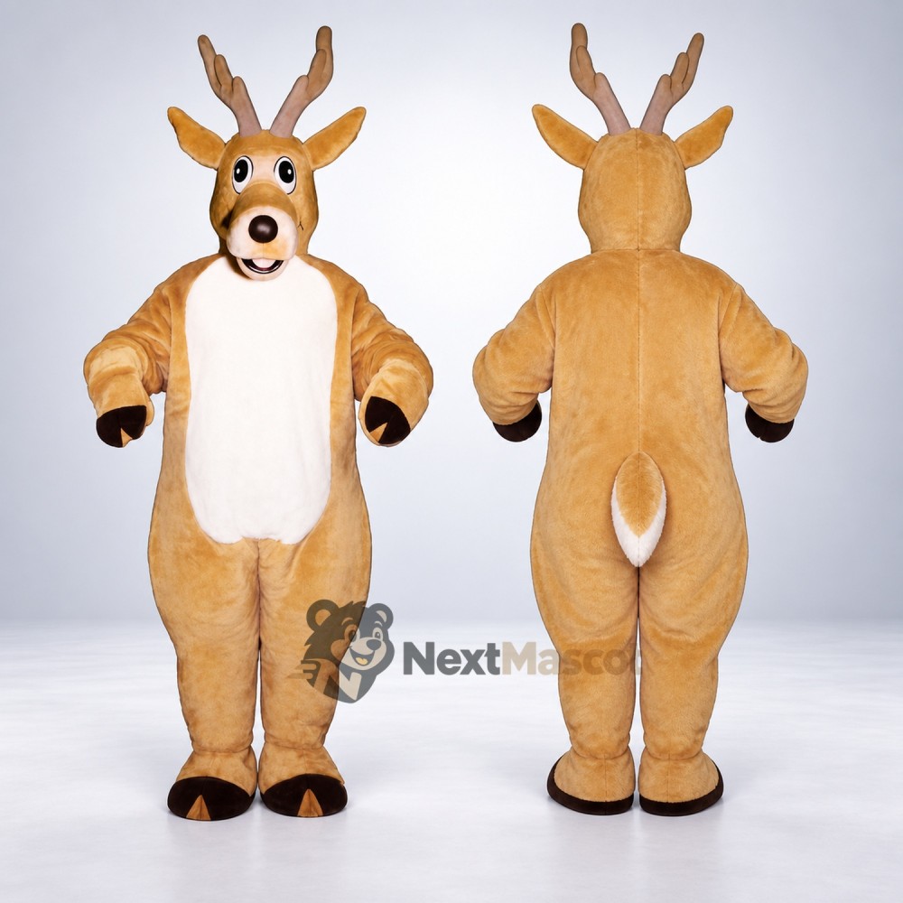 Deer Mascot Costume - Brown for School Fairs Deer Mascot Costume - Brown for School Fairs