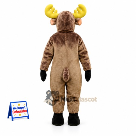Moose Mascot Costume - Brown for Summer Events Moose Mascot Costume - Brown for Summer Events