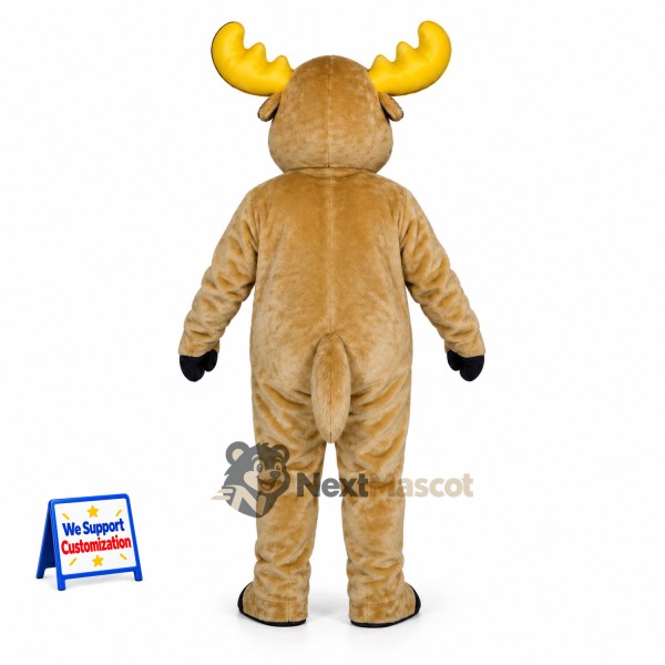 Moose Mascot Costume - Brown for Town Festivals Moose Mascot Costume - Brown for Town Festivals