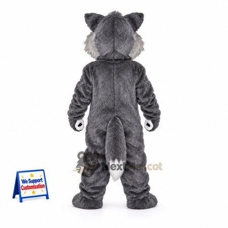 Wolf Mascot Costume - Gray for Summer Events Wolf Mascot Costume - Gray for Summer Events