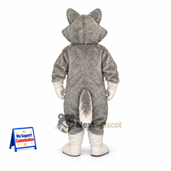 Wolf Mascot Costume - Gray for Spring Events