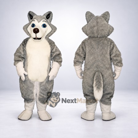 Wolf Mascot Costume - Gray for Spring Events Wolf Mascot Costume - Gray for Spring Events