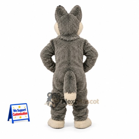 Husky Mascot Costume - Gray for Fairs Husky Mascot Costume - Gray for Fairs