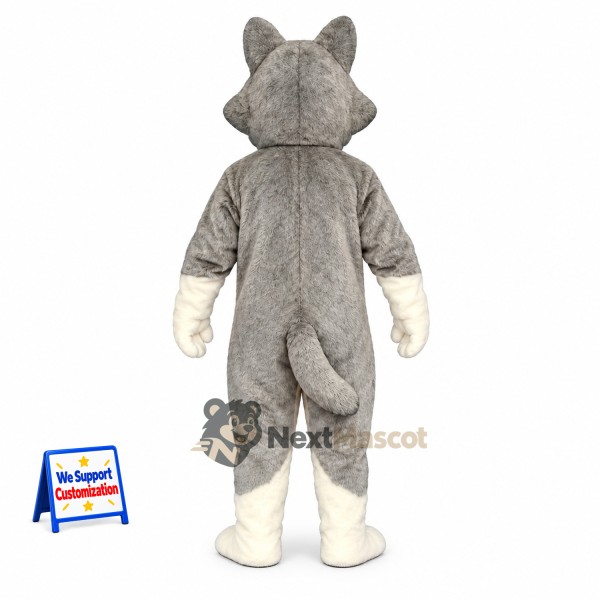 Husky Mascot Costume - Gray for Celebrations