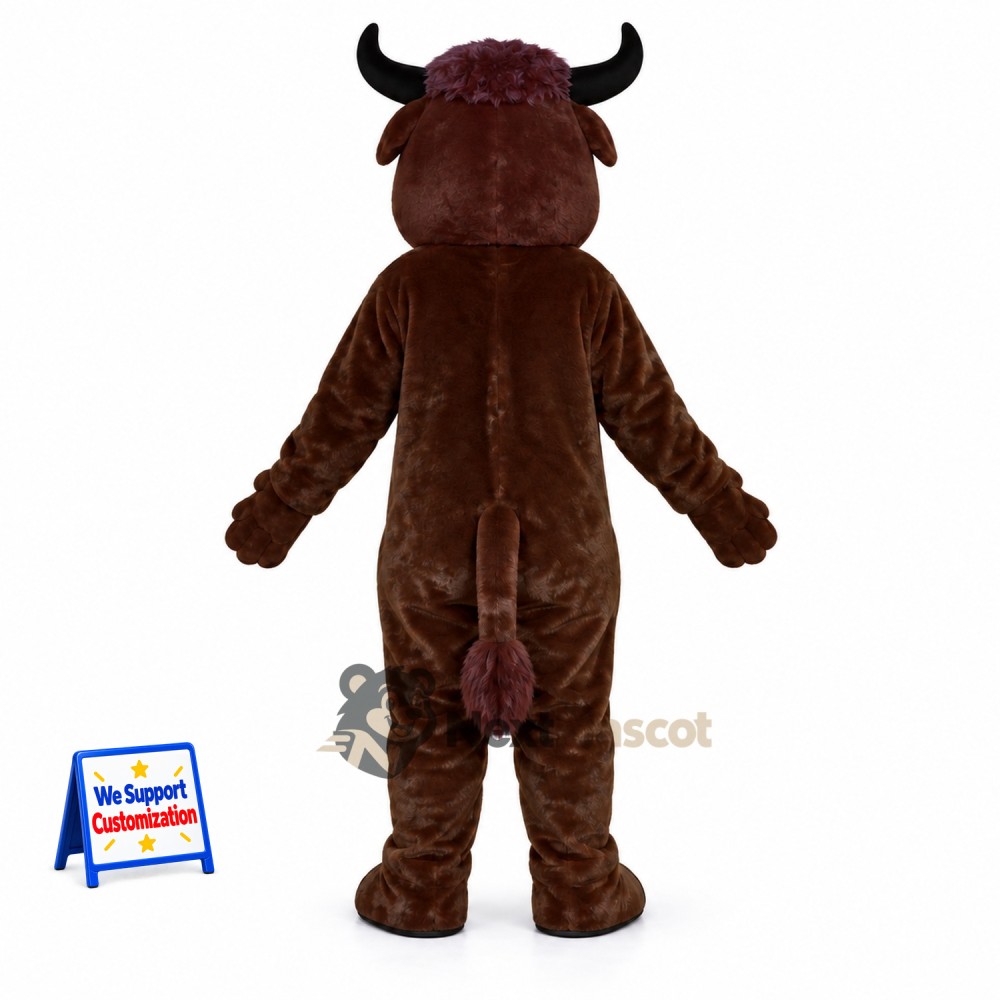 Bull Mascot Costume - Brown for Fairs Bull Mascot Costume - Brown for Fairs