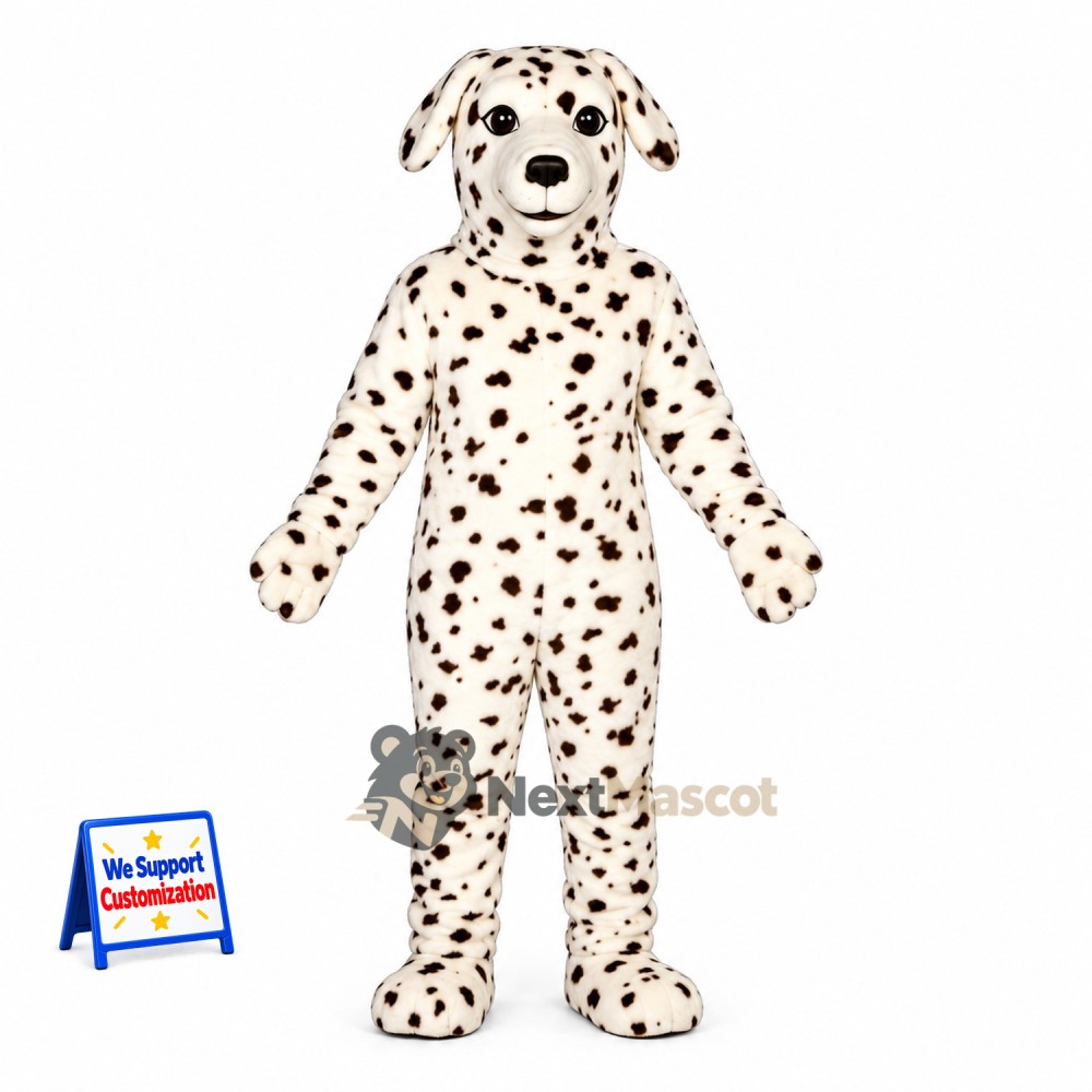 Dalmatian Mascot Costume for School Events Dalmatian Mascot Costume for School Events