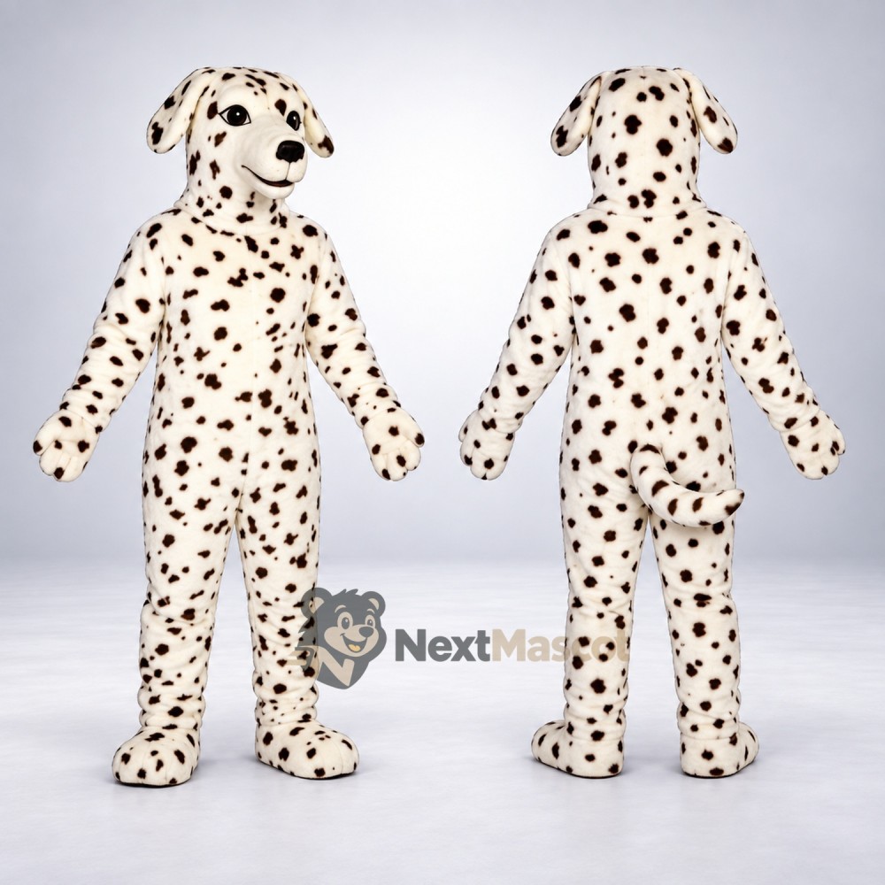Dalmatian Mascot Costume for School Events Dalmatian Mascot Costume for School Events