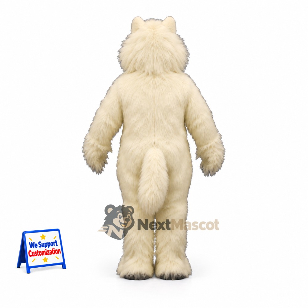 Dog Mascot Costume - White for Community Events Dog Mascot Costume - White for Community Events
