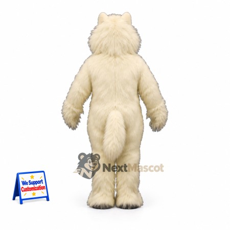 Dog Mascot Costume - White for Community Events Dog Mascot Costume - White for Community Events