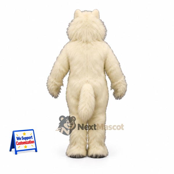 Dog Mascot Costume - White for Community Events Dog Mascot Costume - White for Community Events