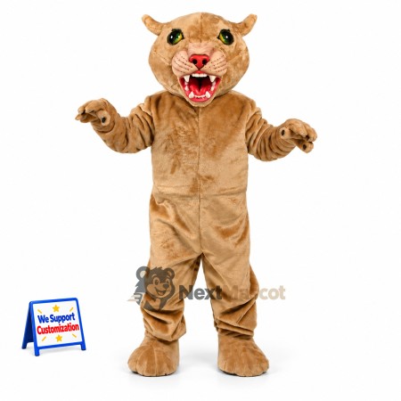 Cougar Mascot Costume - Tan for Parades