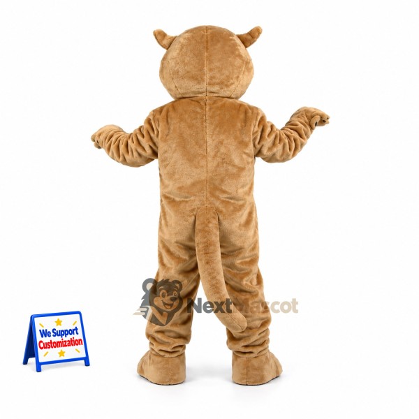 Cougar Mascot Costume - Tan for Parades Cougar Mascot Costume - Tan for Parades