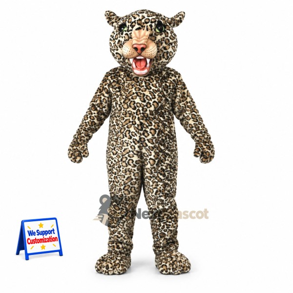 Leopard Mascot Costume - Spotted for Street Fairs