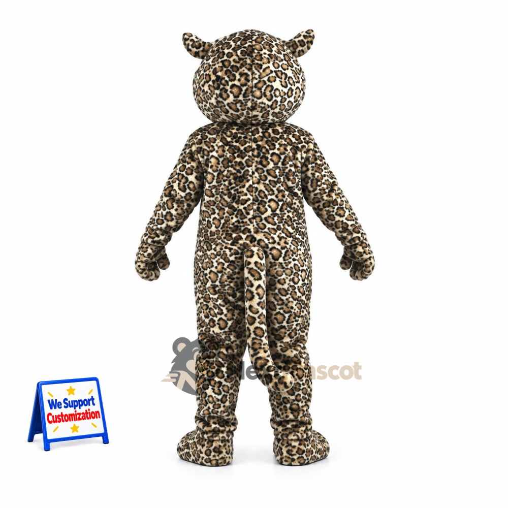 Leopard Mascot Costume - Spotted for Street Fairs Leopard Mascot Costume - Spotted for Street Fairs