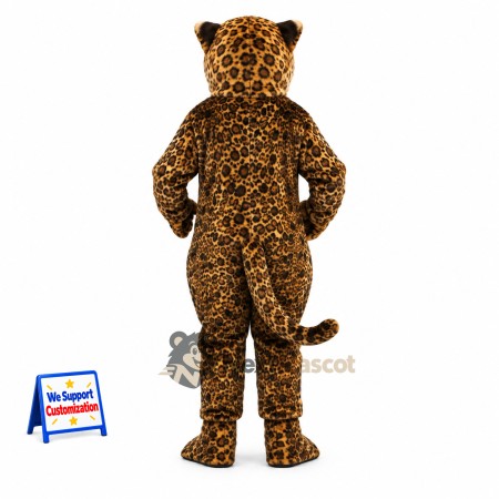 Leopard Mascot Costume - Spotted for Fairs Leopard Mascot Costume - Spotted for Fairs