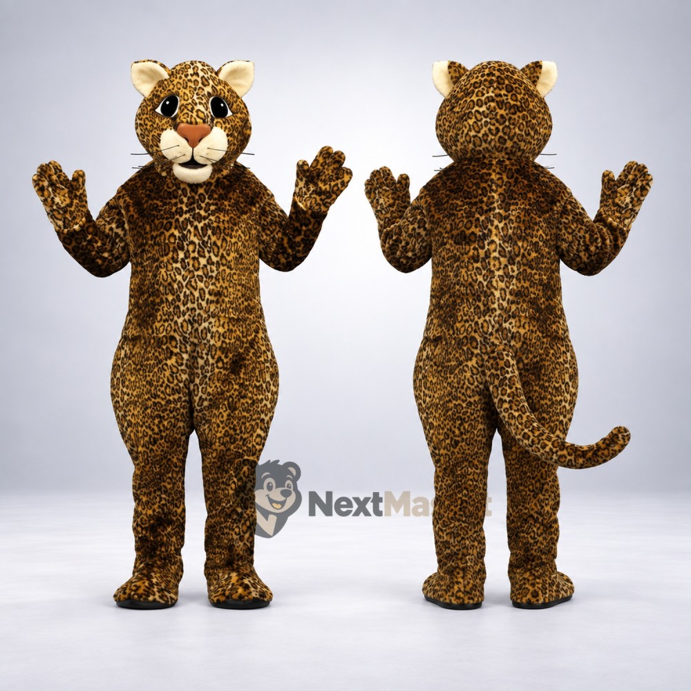 Leopard Mascot Costume - Spotted for Fan Events Leopard Mascot Costume - Spotted for Fan Events