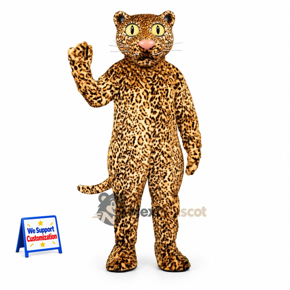 Leopard Mascot Costume - Spotted for Homecoming Leopard Mascot Costume - Spotted for Homecoming