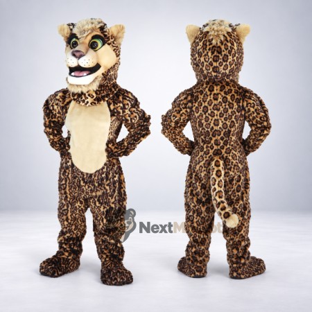 Leopard Mascot Costume - Spotted for Campus Events Leopard Mascot Costume - Spotted for Campus Events