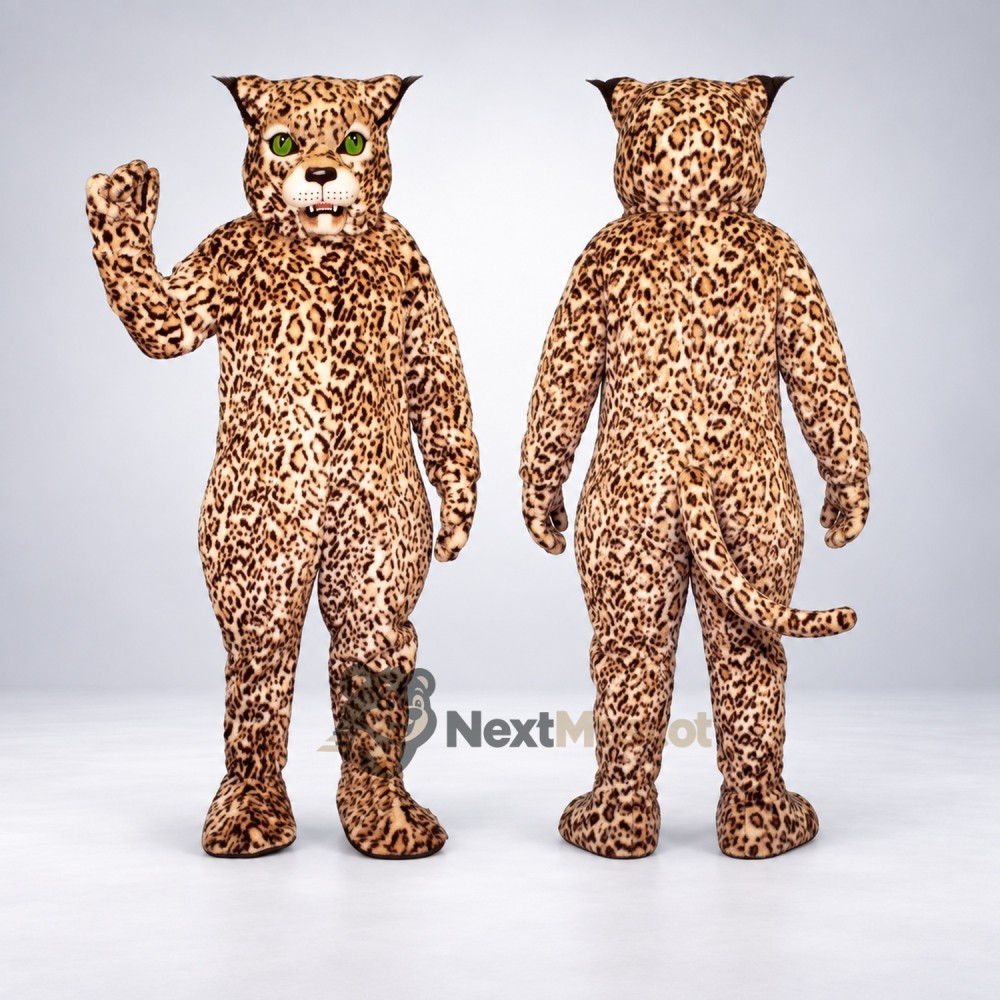 Leopard Mascot Costume - Spotted for Charity Events Leopard Mascot Costume - Spotted for Charity Events
