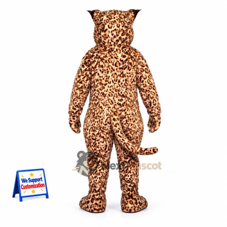 Leopard Mascot Costume - Spotted for Charity Events Leopard Mascot Costume - Spotted for Charity Events