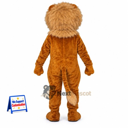 Lion Mascot Costume - Brown for Sports Days