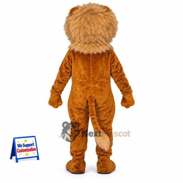 Lion Mascot Costume - Brown for Sports Days Lion Mascot Costume - Brown for Sports Days