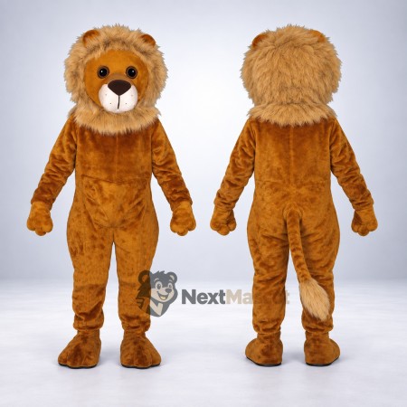 Lion Mascot Costume - Brown for Sports Days