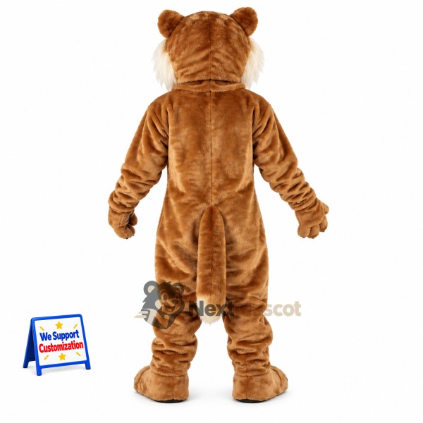 Lion Mascot Costume - Brown for School Spirit Lion Mascot Costume - Brown for School Spirit