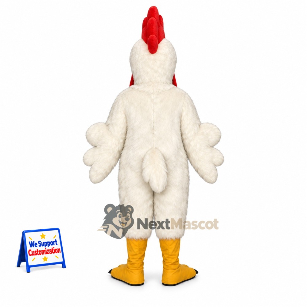 Rooster Mascot Costume - White for Homecoming Rooster Mascot Costume - White for Homecoming