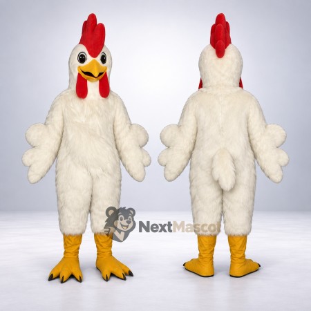 Rooster Mascot Costume - White for Homecoming Rooster Mascot Costume - White for Homecoming