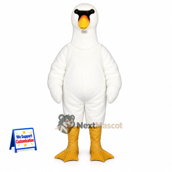 Goose Mascot Costume - White for Festivals
